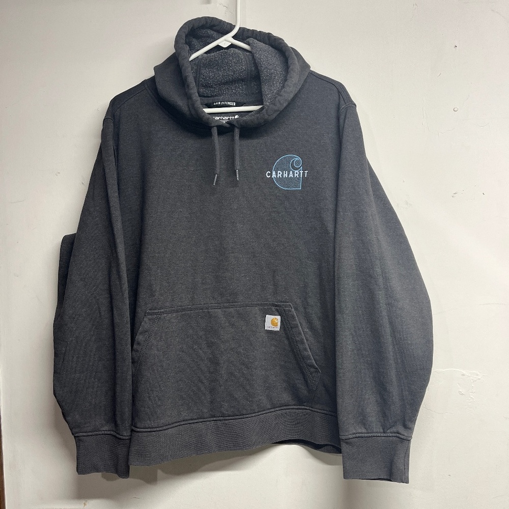 Carhartt Women's XXL Hoodie Rain Defender Relaxed Fit Charcoal Gray 106172